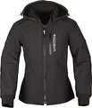 Modeka Clarke Damen Motorrad Textiljacke, schwarz, 38