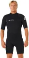 Rip Curl 2026 Mens Trad 2mm Back Zip Shorty 12AMSP - Black