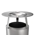 Solo Stove Bonfire Wärmeverteiler für Feuerschale | Mit 3 abnehmbaren Füßen, Zubehör für Ranger Feuerstelle, Effiziente Wärmeverteilung, Edelstahl, Maße (HxØ): 25,4 x 63,5 cm, 3 kg