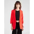 pieces Kurzblazer BOSELLA (1-tlg) Drapiert/gerafft rot XL (42)