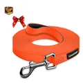 Wasserdichte Hundeleine 10m Biothane Karabiner Freilauf