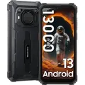 Blackview BV6200 Pro, 16,7 cm (6.56"), 720 x 1612 Pixel, 4 GB, 128 GB, Android 13, Schwarz - Schwarz