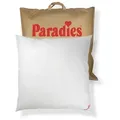 Paradies Kopfkissen Softy Top Bio, Kissen mit Reißverschluss, Füllung: 100% Polyester, Bezug: 100% Bio-Baumwolle, Seitenschläfer, Bauchschläfer, Rückenschläfer, Kopfkissen 80 x 80 80 cm x 80 cm
