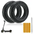 10x2.50 solid scooter reifen 10 zoll vollgummireifen 60/70-6,5 für Ninebot Max g30d 2 / Xiaomi 5/5 Pro/5 Max solid reifen ersatzreifen für scooter Mit Aufklebern und Werkzeugen