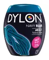 Dylon Marineblau 08 Maschinenstofffärbemittel Pods Permanente Textilfarben 350g