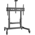 Mobiler TV-Ständer 50"-100", max. 130 kg, Neigbar, Schwarz TS1991