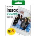 Fujifilm Instax Square Film – 5er Pack für 50 Sofortbilder