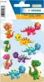 HERMA 15486 Magic Sticker Kleine Dinos Glitterfolie Set