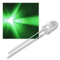 world-trading-net - 25 LEDs 5mm wasserklar grün Typ WTN-5-13000gr, Leuchtdiode, bedrahtet, Diode leuchtend, als Bauteil