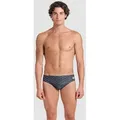 Badehose Slip Herren arena New Monogram - Dark Sage Multi - 10