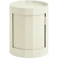 Hay Facet Cabinet Beistelltisch Niedrig Eggshell High Gloss
