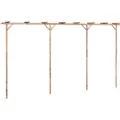 vidaXL Pergola Bambus 385x40x205 cm
