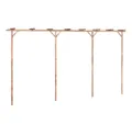 vidaXL Pergola, Bambus 385x40x205 cm