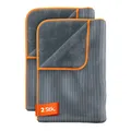 2x ADBL Dementor Premium Mikrofaser Trockentuch extrem saugfähig 900GSM 60x90