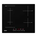 CIARRA CBBIH4BF Induktionskochfeld 60 cm Flexzonen Einbau 4 Platten mit Bridge Bräterzone PowerBoost Slider Touch-Bedienung Induktion Kochfeld 9 Stufen Timer Kindersicherung Überhitzungsschutz 7200 W