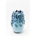 KARE DESIGN Vase Butterflies 35,5 cm Porzellan Blau