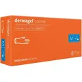 Mercator Einweghandschuhe dermagel® coated - Medizinische Latex-Schutzhandschuhe Polymerbeschichtung S