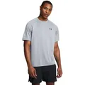 Under Armour® Trainingsshirt UA TECH 2.0 SS TEE optimierte Passform, schnell trocknend, atmungsaktiv grau S (44/46)