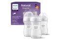 Philips AVENT Babyflasche Natural Response SCY903/03, 3 Stück, 260ml, ab dem 3. Monat