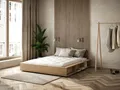 Karup Design Futonbett Bettgestell Ziggy Bed – FSC® Massivholz Futonbett, excl. Matratze, mit 6 offenen Fächern, Ablagefläche und minimalistischer Eleganz