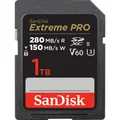 SANDISK Extreme PRO UHS-II V60 (1000 GB, SDXC, U3, UHS-II) (SDSDXEP-1T00-GN4IN)