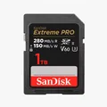 SanDisk 1 TB SDXC ExtremePro 150MB/s V60 UHS-II Class 10 R280-/W Speicherkarte