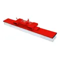 Bauer Südlohn Gabelstapler-Kehrbesen SKB 200, lackiert, Feuerrot