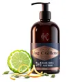 King C. Gillette Haarschampoo Herren für Bart Und Gesichts, 350ml - Mit Einem Hauch von Kokoswasser Und Avocadoöl zur Reinigung, Feuchtigkeitsspende Und Erfrischung für Haaren Und Haut