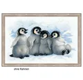 Riolis Kreativset Riolis Kreuzstich-Set "Lustige Pinguine", Zählmuster, (embroidery kit by Marussia)