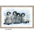 Riolis Kreuzstich-Set "Lustige Pinguine", Zählmuster