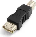 SYSTEM-S USB A Buchse zu USB Typ B Stecker Adapter Kabel