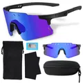Schnelle Brille Rave Sonnenbrille Herren Damen Polarisiert,Fahrradbrille Sung...