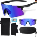 Schnelle Brille Rave Sonnenbrille Herren Damen Polarisiert,Fahrradbrille