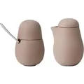 Viva Scandinavia Porzellan Milch und Zucker Set NINA - powder braun