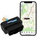 YUKAtrack AIO GPS OBD2 Car Tracker with SIM+ Data Flat - Schwarz