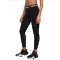 Nike Pro Damen Schwarze Hohe Taillierte Crop Leggings
