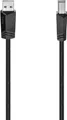 Hama USB-Kabel USB 2.0 USB-A Stecker, USB-B Stecker 3.00m Schwarz 00200603