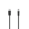 Hama USB-Kabel USB-2.0 USB-A-Stecker auf USB-B-Stecker, 480 Mbit 3m Datenkabel
