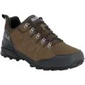 Jack Wolfskin REFUGIO TEXAPORE LOW M Wanderschuh wasserdicht, Trekkingschuh braun 47 EU