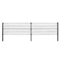 Doppelstabmattenzaun MORATA Höhe: 160 cm / Länge: 10 m 1x Eckpfosten I Gartenzaun, Mattenzaun