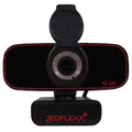 Redflexx REDCAM RC-220, Full HD-Webcam Integriertes Mikrofon und austauschbare Blende
