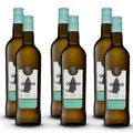 Sandeman Fino Sherry, trocken, sortenreines Weinpaket (6x0,75l)