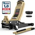Wagenheber 3T flach Hydraulisch Rangierwagenheber Autoheber 75-505mm Beige