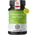 NATURE LOVE® Vitamin B12 Vegan - 500 µg pro Tagesdosis - 180 Tabletten