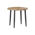 Vicco Couchtisch Ringo, Eiche, 50 x 50 cm, mit Ablagefläche zur Aufbewahrung von Zeitschriften