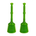 TURBO PRODUKTE Turbo Stampfer Limone - Pömpel rohrfrei - Saugglocke für Toilette, Waschbecken, Dusche uvm. - max. Saugkraft - 10-faches Ansaugvolumen 2er Set