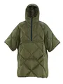 Therm-a-Rest Standard Honcho Daunendecke mit Poncho, tragbare Campingdecke, O/S,Grün