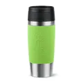 Emsa N20207 Travel Mug Classic Isolierbecher 0,36 Liter | neuer Komfort-Schraubverschluss | Edelstahl | 4h heiß und 8h kalt | 100% dicht | spülmaschinenfest | 360°-Trinköffnung | Limette