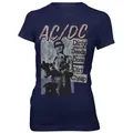 AC/DC T-Shirt Vintage DDDDC Dirty Deeds Done Dirt Cheap blau XL