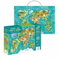 4823115908681 Magnetyczna mapa świata. Zwierzęta Dodo